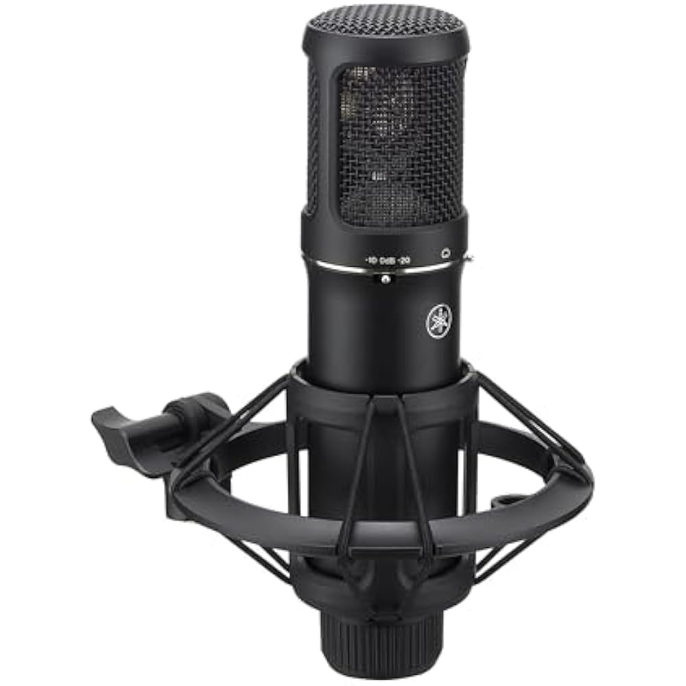 Yamaha YAMAHA YCM705 B Condenser Microphone Cardioid Recording Distribution Home Recording Black