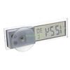24TE Mini 2 In 1 LCD Digital Auto Car Truck Clock + Thermometer for w/Suction Cup