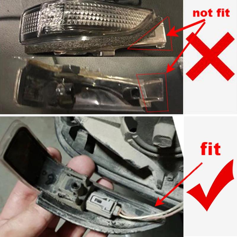 2x Dynamic LED Sequential Blinker For Toyota Camry Corolla Avalon Yaris Prius C Side Mirror Indicator Turn Signal Light