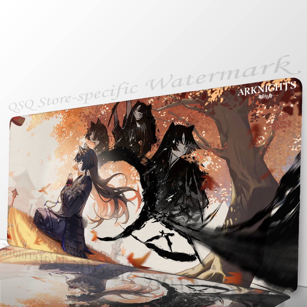 Saga Animated Game A-Arknights Mousepad Mouse Mat Desk Mat With Pad Gaming Accessories Prime Gaming XXL Keyboard Pad Padding M