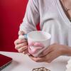 Creative Personalized Ceramic Mug, Water Cup, Milk Cup, Home Gift Cup, Coffee Cup, Valentine's Day High-value Couple