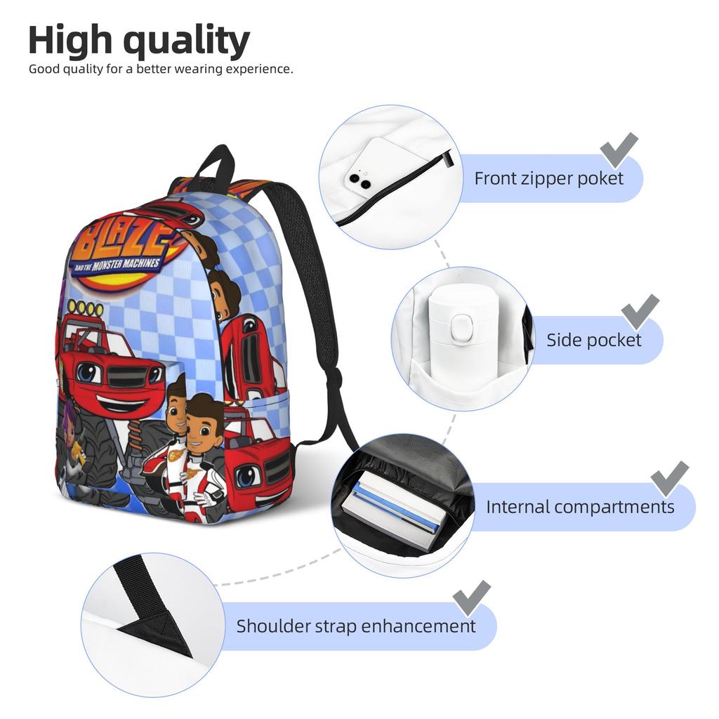 Destiny 2 Games Teenage Everyday Backpack with Pocket High School Work Daypack for Men Women Laptop Computer Sling Tote