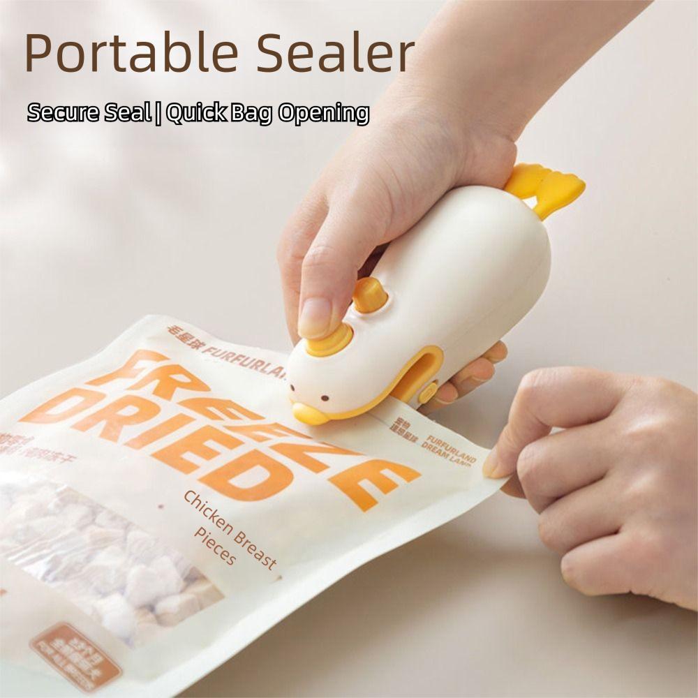 2 in 1 Magnetic Heat Sealer Handheld Sealing Machine Cute Mini Bag Sealer