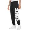 Nike Pantalón de chándal deportivo de entrenamiento con estampado de logotipo y malla transpirable para hombre Negro CW7352-010