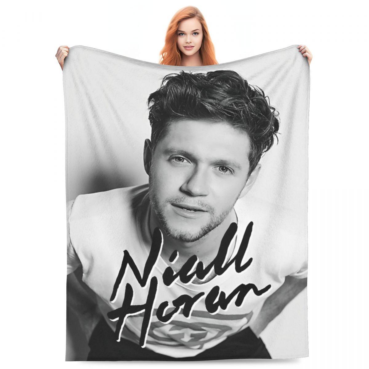 Niall Horan North American Tour Blankets Fleece Autumn/Winter Multi-function Thin Throw Blanket for Bed Couch Bedspread 75X95CM