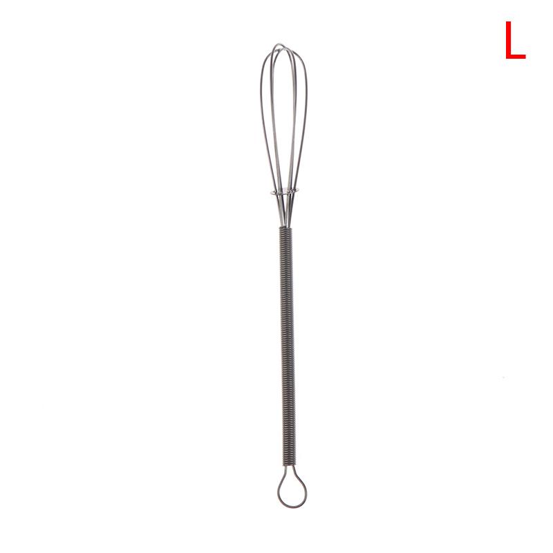 Mini Edelstahl Schneebesen Eierschläger Wisk Manuell Ballon Drahtschneebesen Milch Mischen