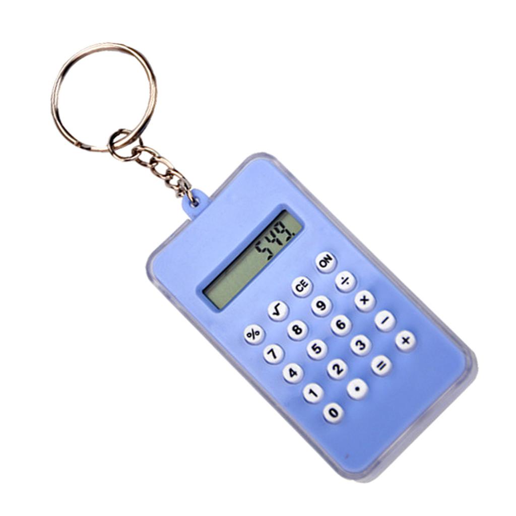 Calculator breloc cu Mini Calculator portabil Maze Afișaj cu 8 cifre Calculator de bază Calculator de buzunar pentru copii