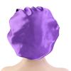 Sleep Cap Satin Bonnet Night for Head Cover Wide Elastic Band Sleeping Soft Adjustable Ribbon Strap Hair Turbans for Wom