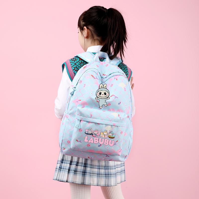3Pcs/set Backpack for Girl School Teen Student Knapsack Women Rucksack with Lunch Bags Pencil Bag Fish Scale Style Bags