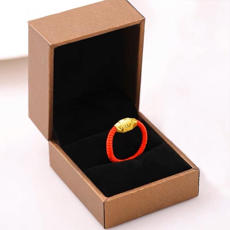 Accessory ring, oath ring, natal red simple couple gift