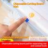 [TG835] POE Cutting Board Paper Plastic Cuttable Chopping Boards Paper 24x300CM Disposable Cutting Board Mat Outdoor