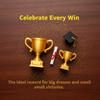 Mini Golden Trophy Miniature Ornament Cute Decor Toy for Dollhouse Decoration Diorama Scene Making Handmade Craft Accessories