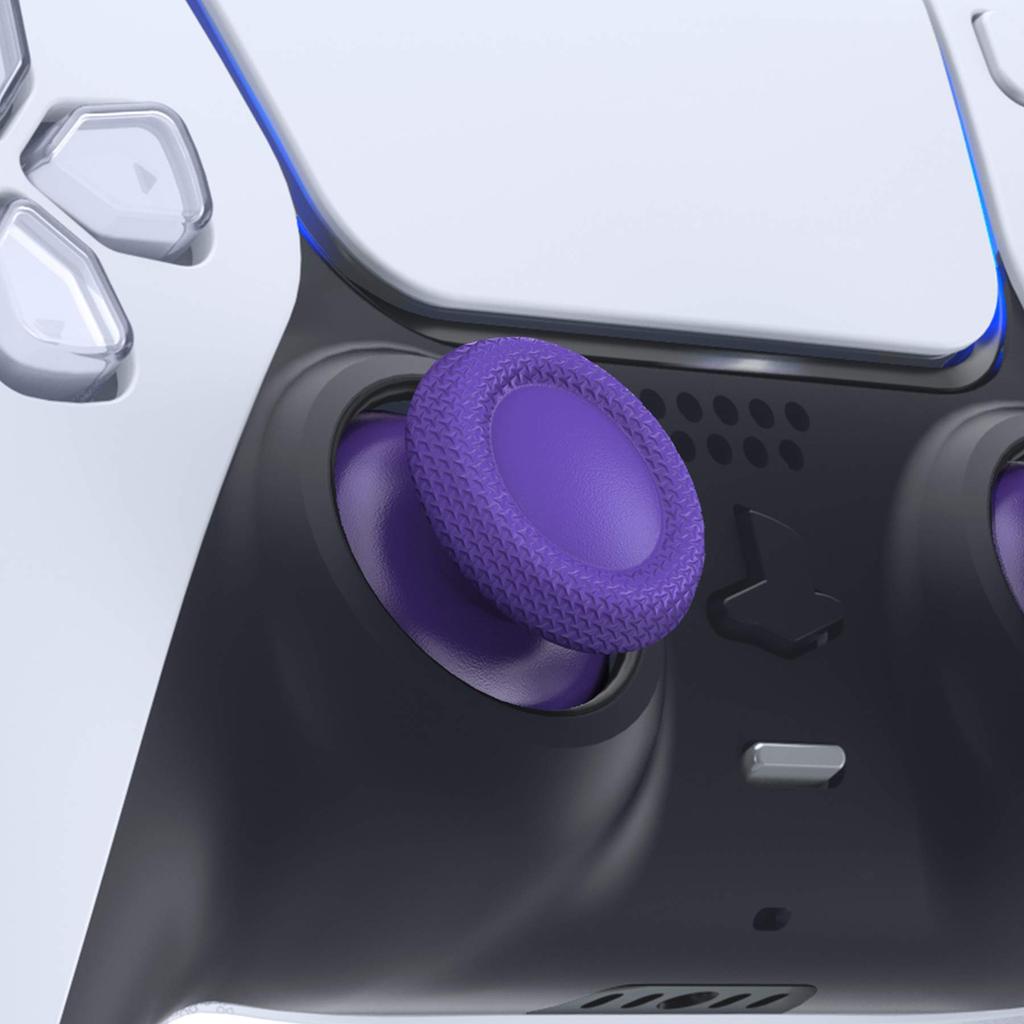 EXtremeRate 2 páry náhradných analógových páčok kompatibilných s PS5 Vlastné analógové páčky Kompatibilné so všetkými modelmi ovládačov PS5 a PS4