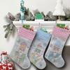 Nutcrackers Ornament Christmas Stocking Large Capacity Present Bag Handmade Holiday Tree and Fireplaces Decoration