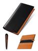 Fabrizio Long Wallet with Coin Made by Top Leather Premium Italian Genuine Large Shine Black Men's Wallet, Purse, Stylish, Artisans, Leather, Leather,