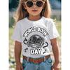 European sizes World Book DayNovelty Aesthetic Graphic Kids Clothes Girls CasualGirls Clothes Street Style Tops Tees Girls Clothes