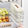 1/2/3/4 Layers Dumpling Box Plastic Pasta Storage Box Portable Cookie Storage Containers  Snack