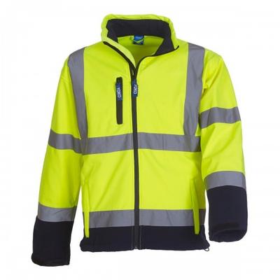 Veste softshell haute visibilité pour homme (Lot de 2)