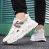 Summer new outdoor mesh breathable casual sports shoes student thick-soled heightening dad shoes