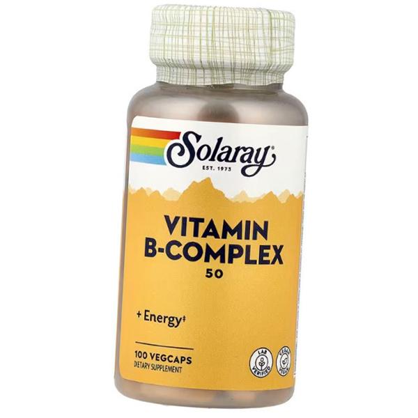 Витамины группы В, Vitamin B-Complex 50, Solaray (36411089)