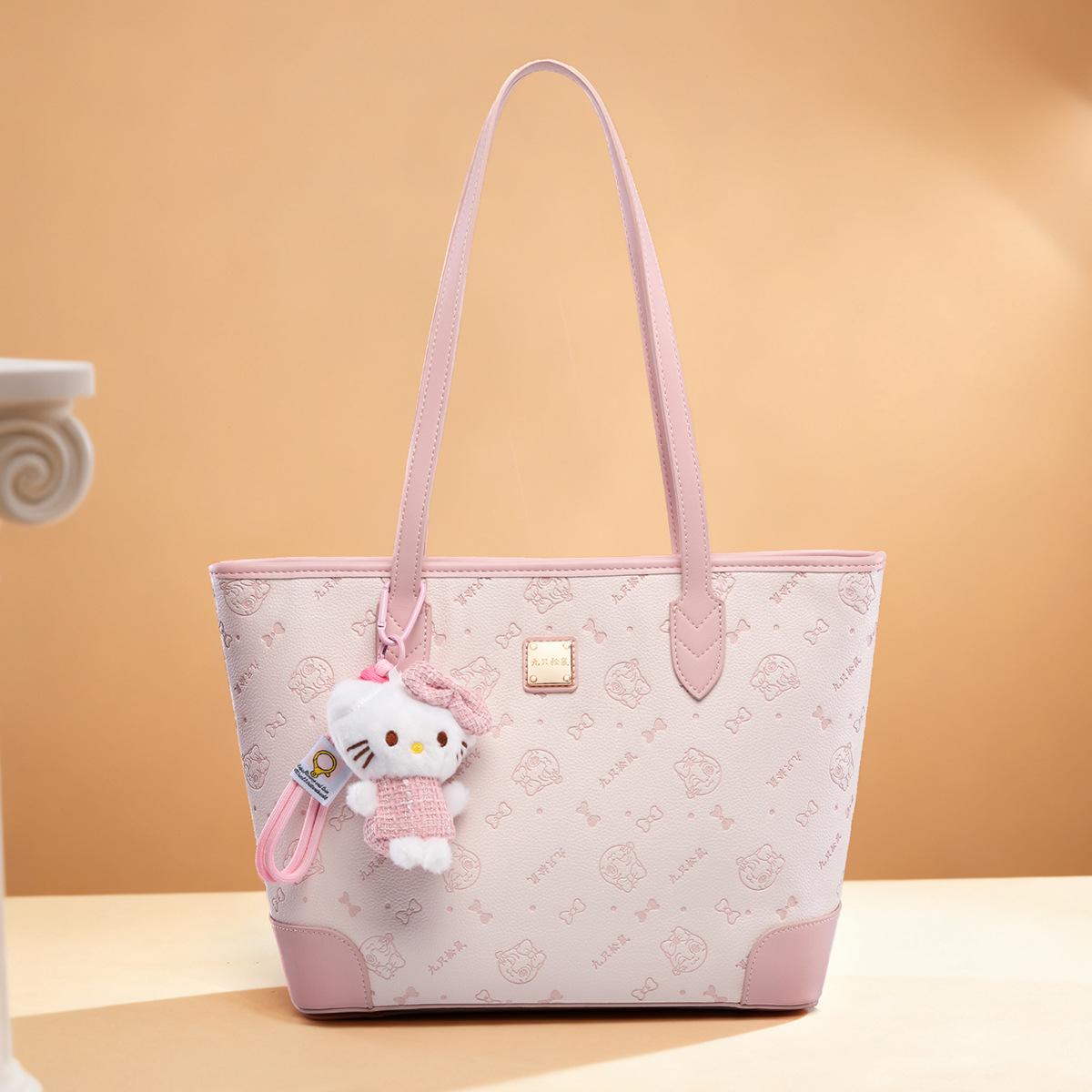 

Nine squirrel tote bag 2025 portable large-capacity student commuting to class computer shoulder tote bag for women