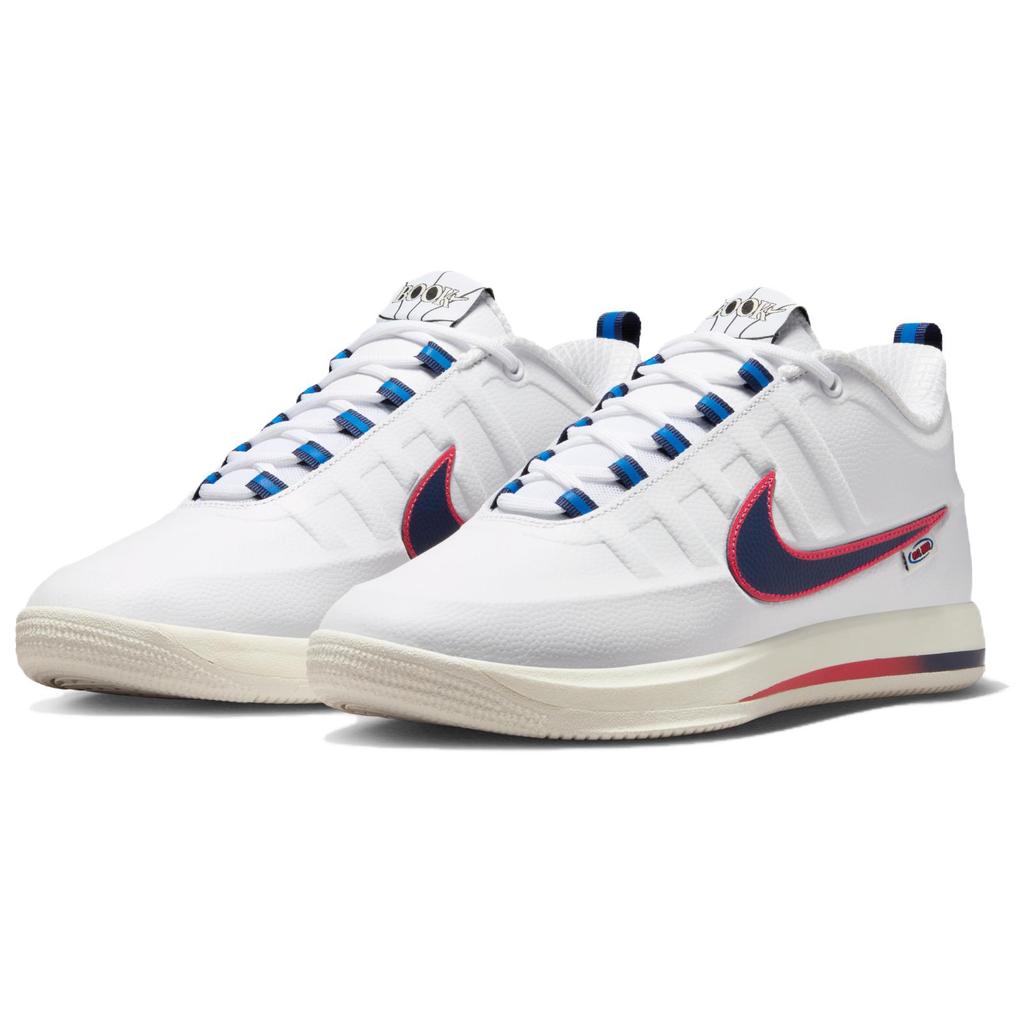 Nike Buch 2 Wnba 30. Jubiläum Bequeme Passform Basketballschuhe Herren Sneaker Weiß Rot IR6332-100