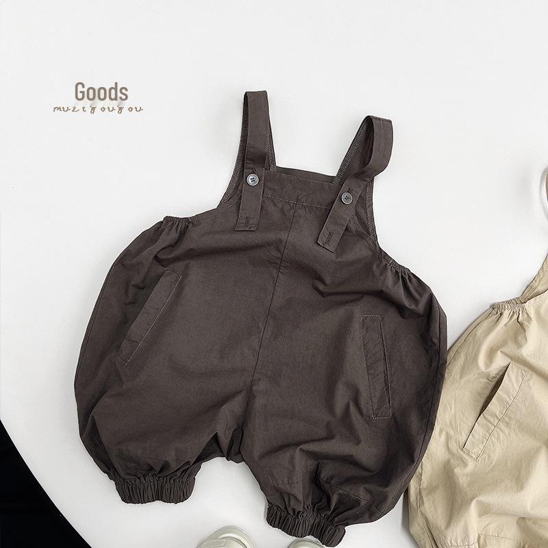 Summer New Cotton Overalls for Kids - Japanese & Korean Style