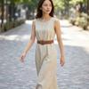 Woven Weave Belt Round Bohemian Style Waistband Fashion Retro Belt  Women