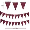 Graduation Decorations Maroon 2026/Maroon Graduation Party Decorations Texas/Burgundy Triangle Bunting Banner Aggie Burgundy Backdrop Birthday