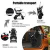 Adults Electric Wheelchair with Large Footrest, Lightweight Foldable Motorized Wheelchair, 12-Mile Range 500W