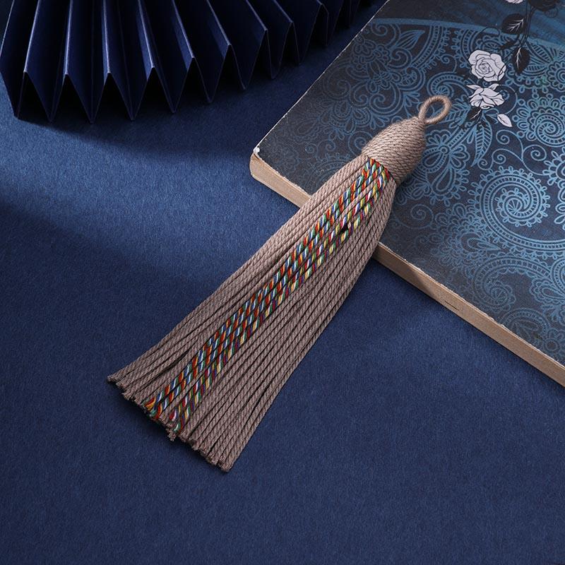 Tibetan Style Handmade Cotton Thread Tassel Ethnic Craft Clothing Accessories Pendant DIY Traditional Handmade Hanging Ornament