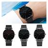 Wrist Quartz Analog Watch Men Stainless Steel Buckle Casual Pendant Accessories