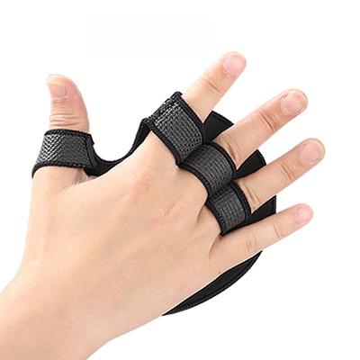 Fitness Rutschfester Handflächenschutz Vier-Finger-Schutzhandschuhe Harte Klimmzüge Liegende Sportarten Fitness Klimmzüge Handflächen