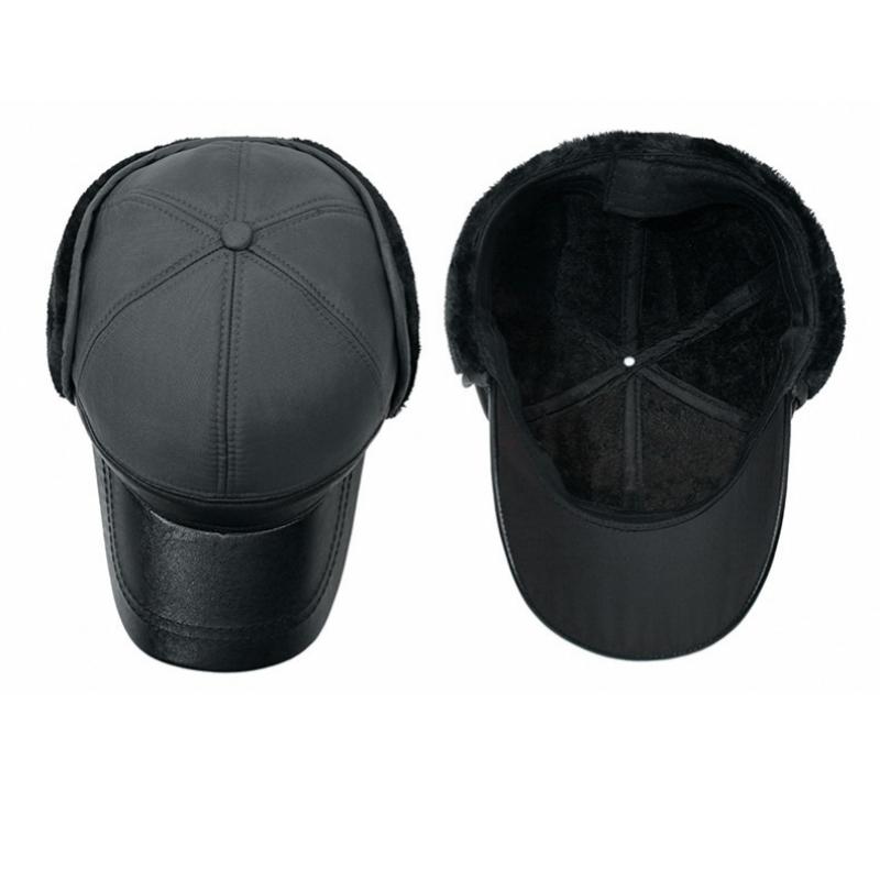 NORTHWOOD Winter Cotton Ear Protection Baseball Cap for Men Thick Warm Windproof Baseball Hat Winter Trucker Hats