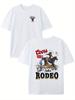 [Casual Cowboy T-shirt] Zomer Casual Cowboy Print T-shirt - T-shirts met korte mouwen voor heren