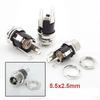 3Pin DC Power Female Jack Panel Mount Terminal 5.5x2.1mm 5.5x2.5mm 5.5mm * 2.5mm DC Power Socket Supply Electrical Connector