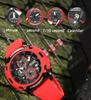 MEGIR Watches for Men Silicone Strap Quartz Chronograph Waterproof Luxury Military Sport Wristwatch Auto Date Reloj Hombre 2208