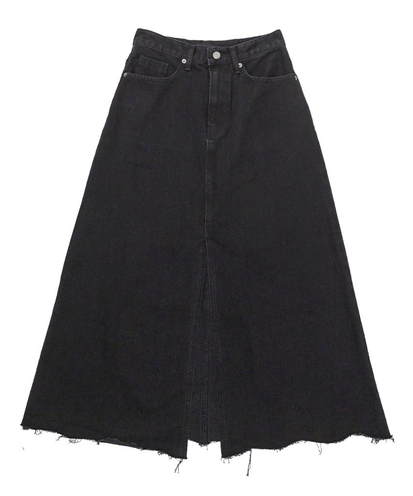 Eilubeu Long Front Slit Skirt Aaqjds101P