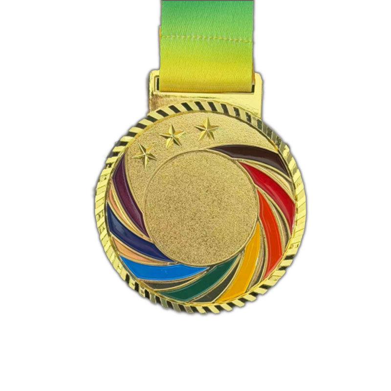 Kindergarten Sportmedaillen: Gold-, Silber-, Bronze-Leistungsurkunden für Schüler