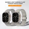 For Iwatch Ultra 3/2 49mm 44 42 45 46mm Magnetic Titanium/Stainless Steel Strap For Apple Watch Series 11 10 9 8 7 6 5 4 SE3