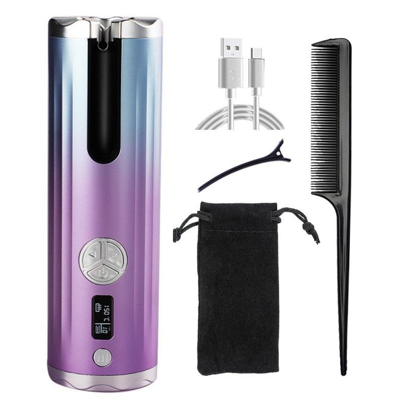 Multi-Function 5-in-1 Hair Dryer & Styler: Straighten, Curl & Volumize with Interchangeable Heads