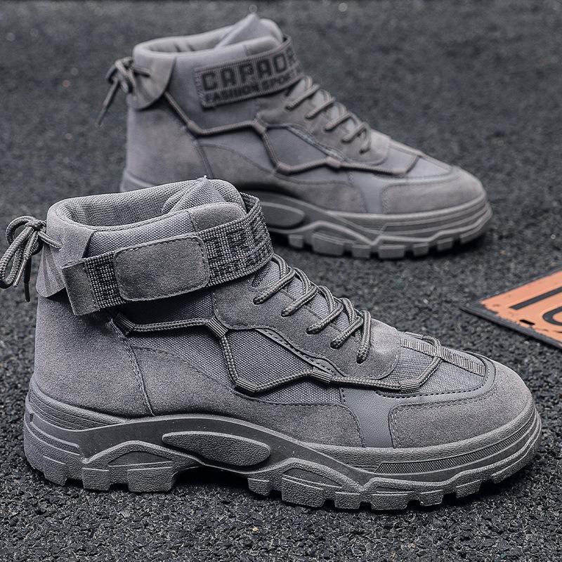 

Осенние мужские ботинки Мартин помогают ретро-инструментальным ботинкам, модные высокие платформы, повседневная обувь 96 44