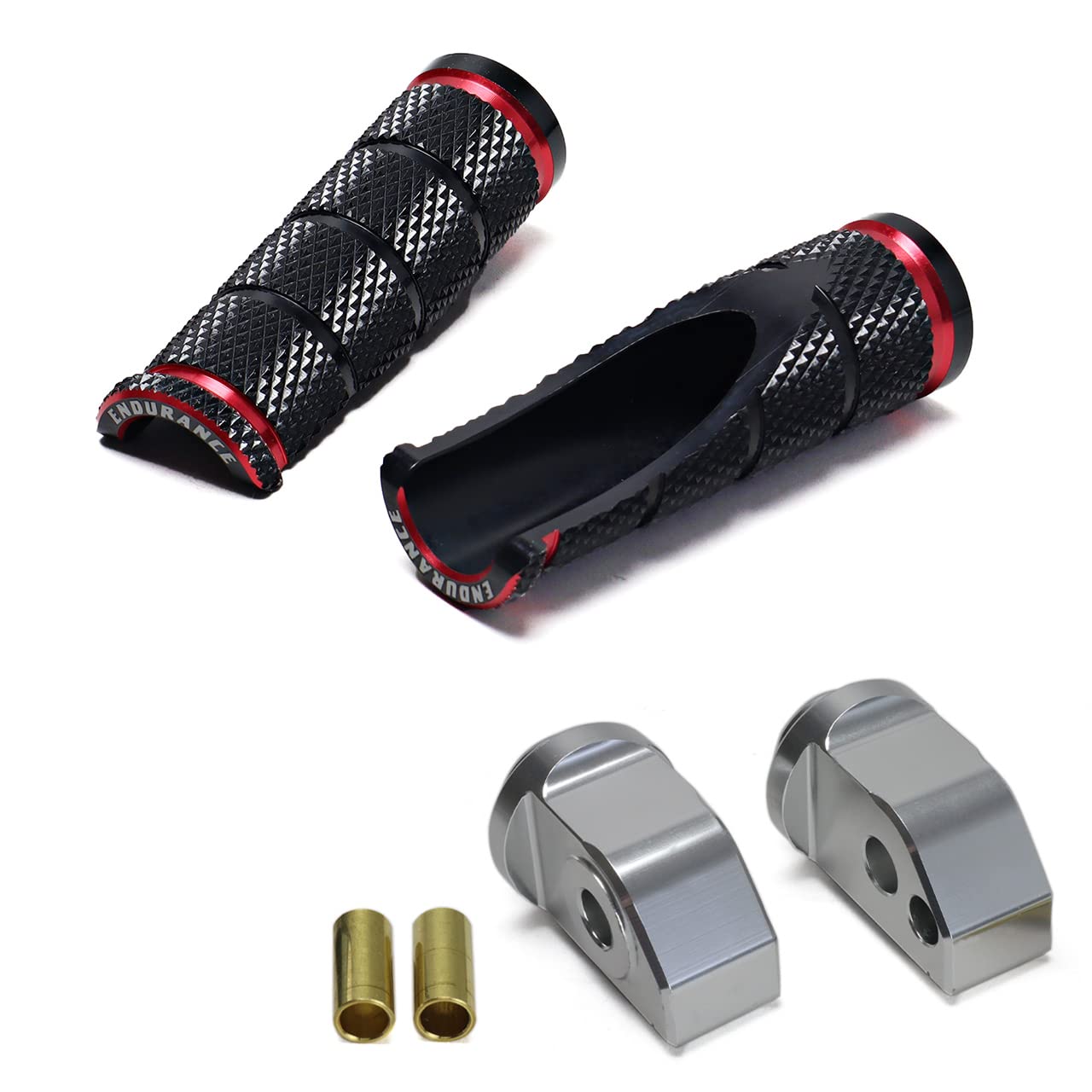 

Комплект тандемных подножек для велосипеда Endurance Bike HG Honda Series Universal XTH4W2 Silver/Red