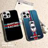 M-Martini Racing Horizontale Streifen Handyhülle Für IPhone 17 16 15 14 13 12 11 Plus Pro Max Satin Bunt Glänzende Hülle