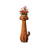 Modern Cartoon Dog Flower Vase Resin Quirky Design Animal Flower Holder Funny Handmade Dog Shaped Vase Dog Lovers