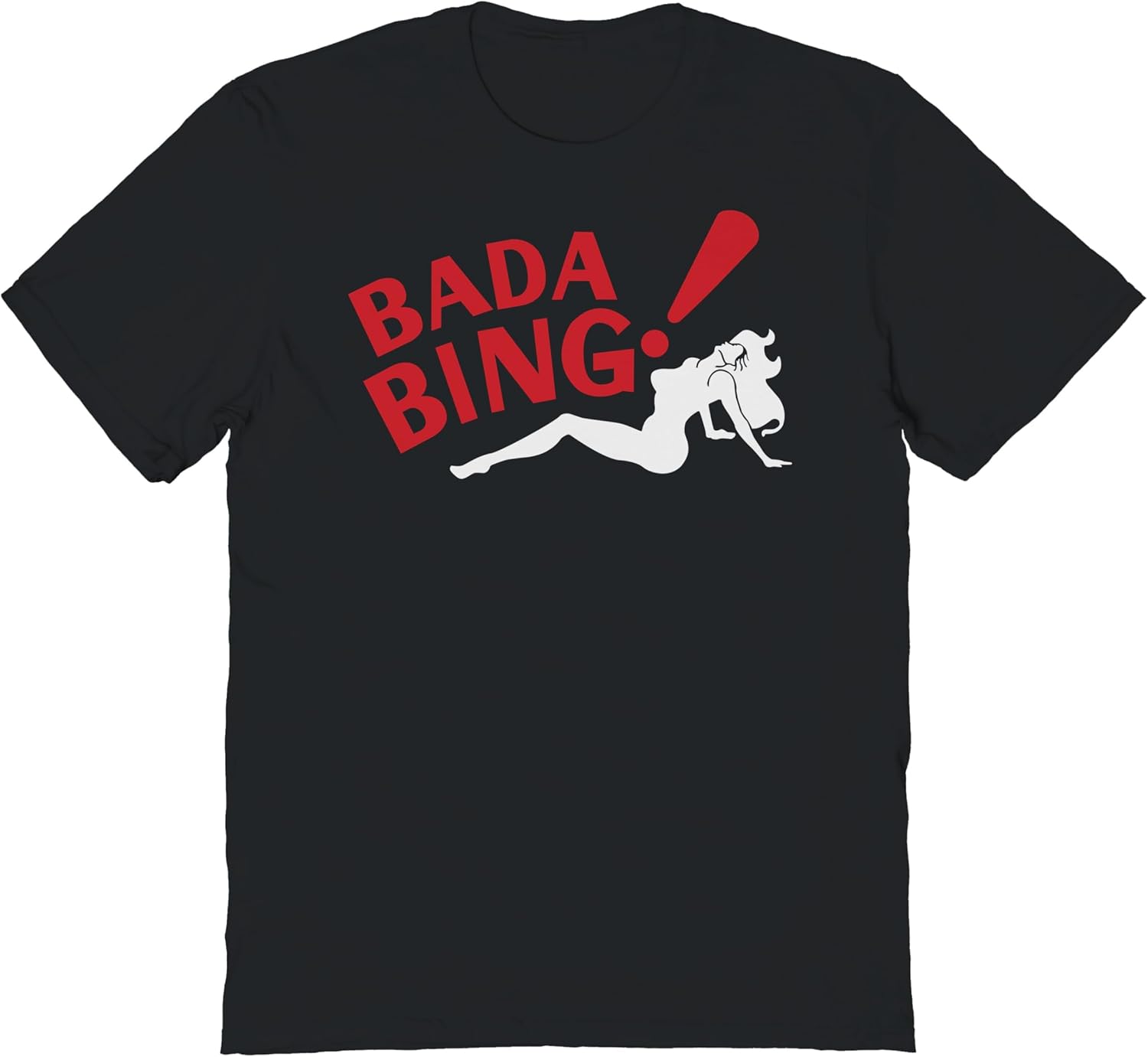 The Sopranos T Shirt for Men & Women Bada Bing Logo Black Graphic Crew Neck Short Sleeve Tee - TV Tshirts S разноцветный