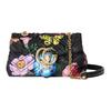 GUCCI GG Marmont Silk Twill Crossbody Bags Mini Women's Black 867360-FAF3T-1158