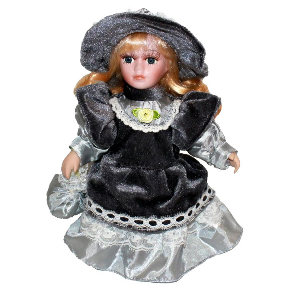 8'' Doll Porcelain Dolls for Home Decoration