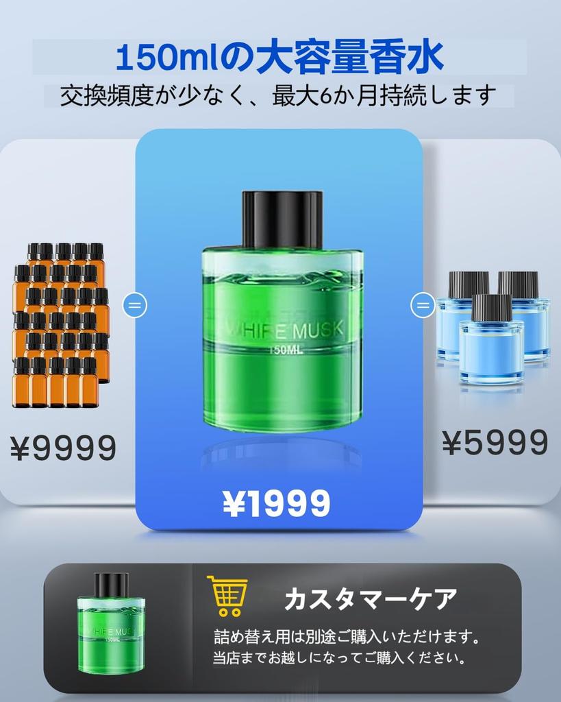 Aroma , Car , Ultrasonic Atomization, 5.1 Fl Oz (150 Ml) (Cologne), Large