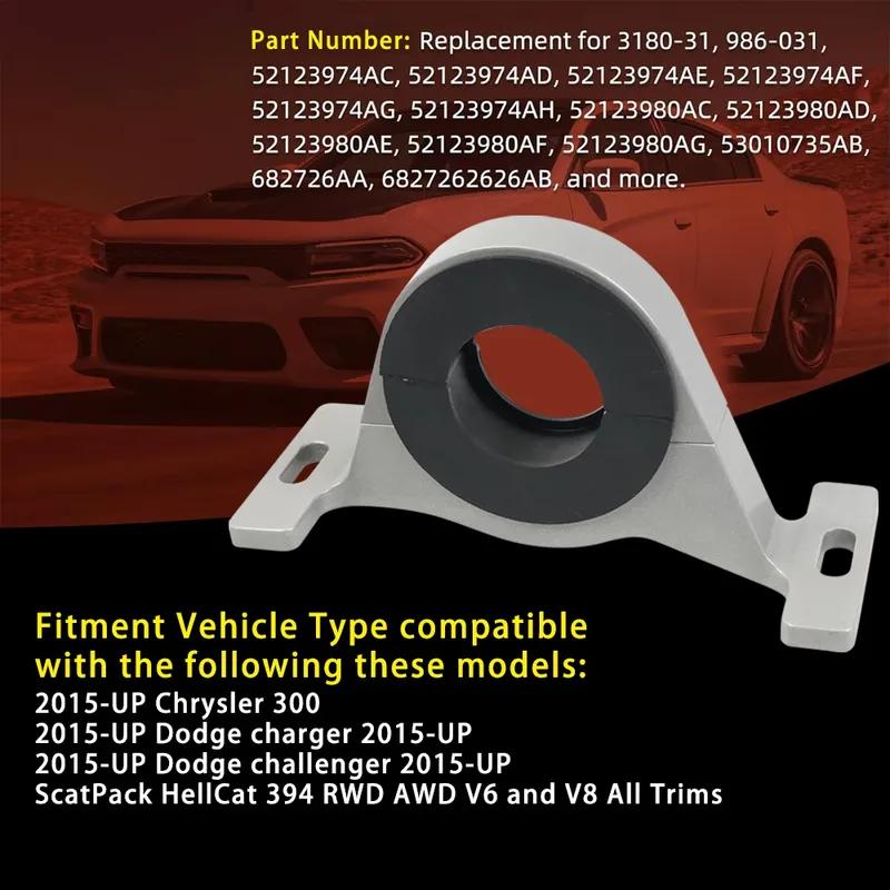 52123980AD 53010735AB Center Bearing Support Solution Fit for 2015-UP Dodge Charger Challenger Chrysler 300, 986-031 3180-31